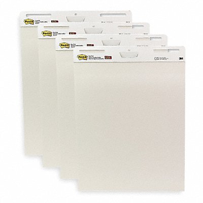 Easel Pad Plan 30 in White PK4