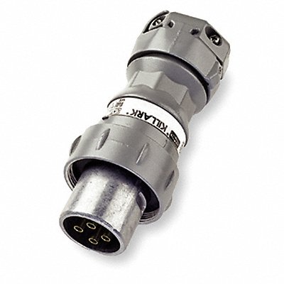 Pin and Sleeve Plug 60 A Gray 2Pl