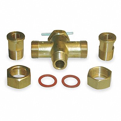 Manual Mixing Valve Brass 3-1/4in