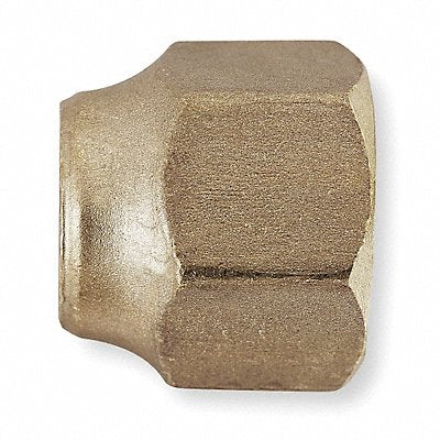 Short Forged Nut 45 deg Brass Tube PK10