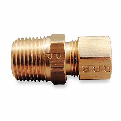 Connector Brass CompxM 3/8Inx1/4In PK10