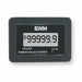 Hour Meter LCD Flush Rectangular Round