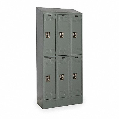 D4823 Lckr 2x3Lckr Drk Gry 84 x36 x18 Assm