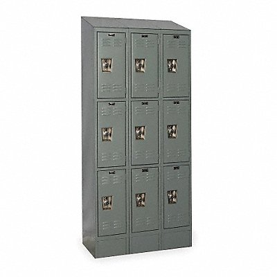 D4827 Lckr 3x3Lckr Drk Gry 83 x36 x15 Assm
