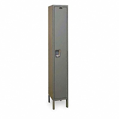 K4082 Wrdrb Lckr 1x1Lckr Gray 78 x15 x18 Assm