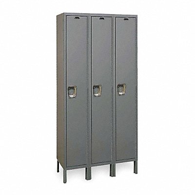K4099 Lckr 1x3Lckr Drk Gry 78 x45 x18 UnAssm