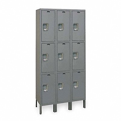 K4135 Lckr 3x3Lckr Drk Gry 78 x36 x12 UnAssm
