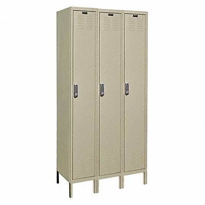 Lckr 1x3Lckr Tan 78 x36 x15 UnAssm
