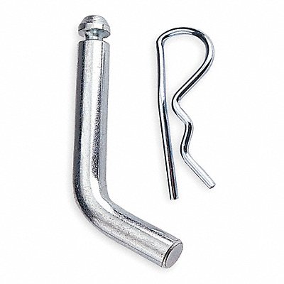 Hitch Pull Pin 3 in Bright Zinc