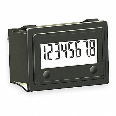 Hour Meter Snap In Rectangular LCD