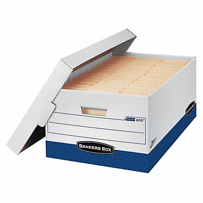 Banker Box Lgl 800Lb Wht/Blu PK12