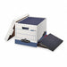 Banker Box For Binder Wht/Blu PK12