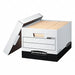 Banker Box Ltr/Lgl Wht/Blk PK12