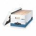 Banker Box Ltr Wht/Blue PK12