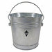 Bucket 10 gal Silver