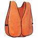D0428 Safety Vest Orng Univ Polyster Mesh