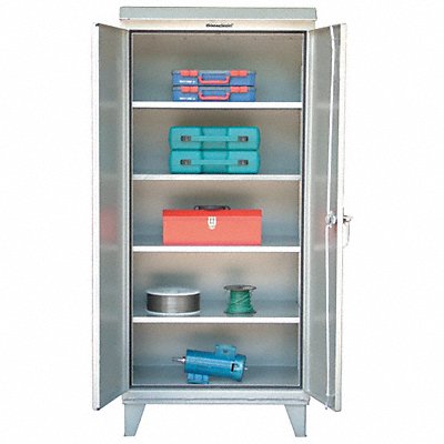 Strg Cab 78 x48 x24 Silver 4Shlv