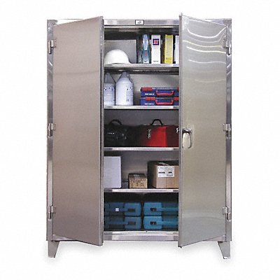 Strg Cab 78 x36 x20 Silver 4Shlv