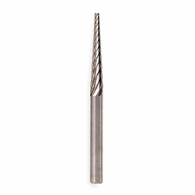 Carbide Bur Pointed Cone 1/4 Single Cut