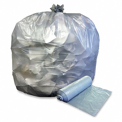 Trash Bag 56 gal Gray PK100