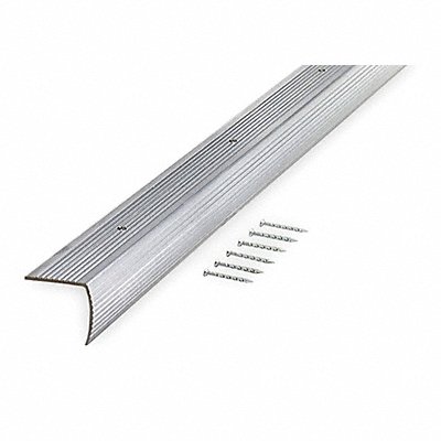 Stair Edging Silver 36in W Aluminum
