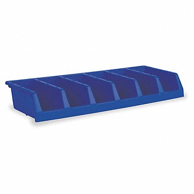 Shelf Bin Blue Indstr Grd Poly 5 in