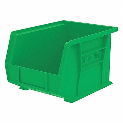 F8698 Hang and Stack Bin Green Plastic 7 in