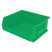 F8696 Hang and Stack Bin Green Plastic 7 in