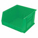 F8693 Hang and Stack Bin Green Plastic 11 in