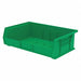 F8695 Hang and Stack Bin Green Plastic 5 in