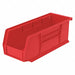 F8685 Hang and Stack Bin Red Plastic 4 in