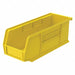 F8685 Hang and Stack Bin Yellow Plastic 4 in