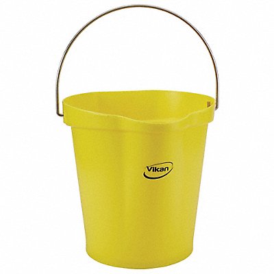 F8439 Hygienic Bucket 3 1/4 gal Yellow