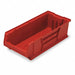 F8433 Bin Red Polypropylene 7 in