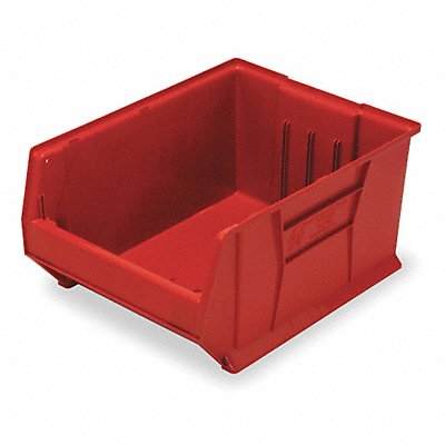 E4449 Bin Red Polypropylene 12 in