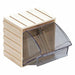F8472 Indv Tip-Out Bin Ivory Unf 4 1/4 in