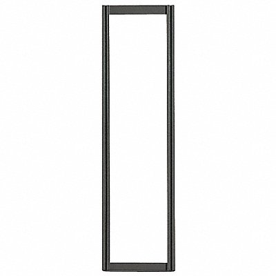 Tip Out Bin Wall Frame W24 In H48 In Blk