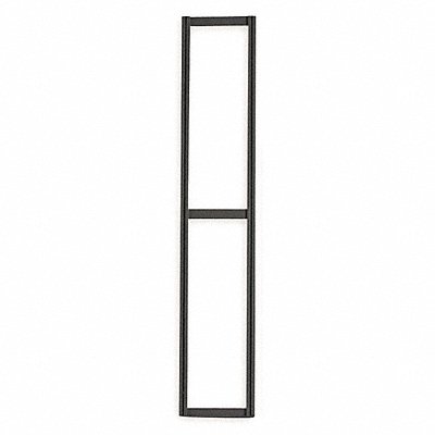 Tip Out Bin Wall Frame W24 In H70 In Blk