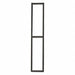 Tip Out Bin Wall Frame W24 In H70 In Blk