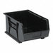 ESD Conductive Bin Black PP 8 in