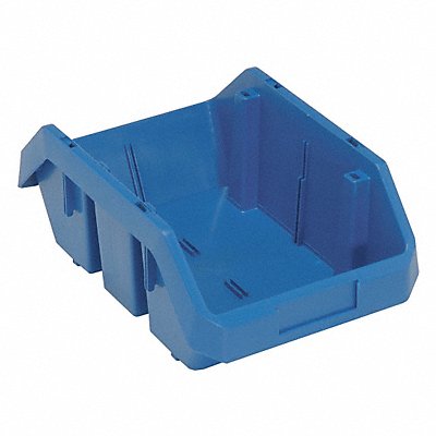 Cross-Stacking Bin Blue PP 6 1/2 in