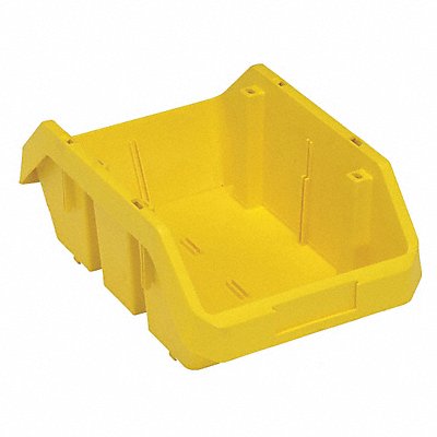 Cross-Stacking Bin Yellow PP 5 in