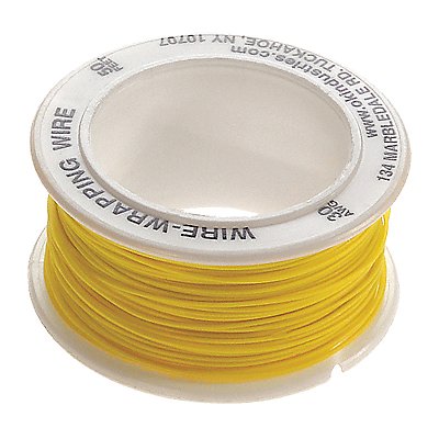 Wire Wrapping Wire 30 AWG Yel 50ft