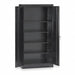 Storage Cabinet 72 x36 x24 Black 4Shlv