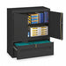 Lateral File Drawer Cabinet 1 Shelf Blk