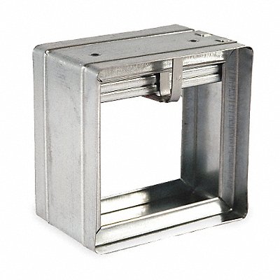 Square Fire Damper 5-3/4 in W 165 Deg F