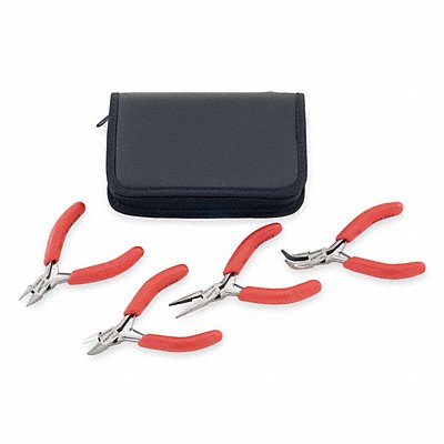 Precision Plier Set Cushion Grip 4 Pcs