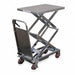 Scissor Lift Cart 800 lb SS Fixed