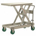 Scissor Lift Cart 1100 lb SS Fixed