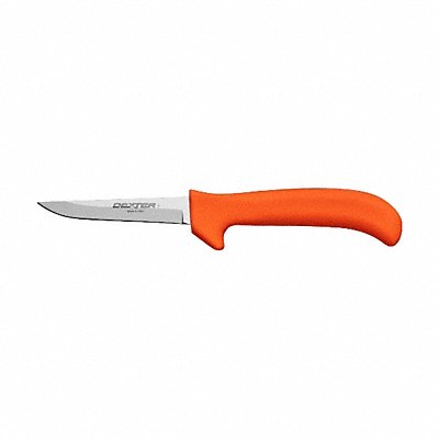 Poultry Knife Wide 3 1/4 In Poly Orange